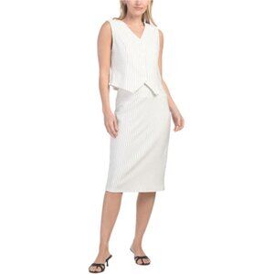 MAZE COLLECTION 2pc Scuba Skirt And Vest Set